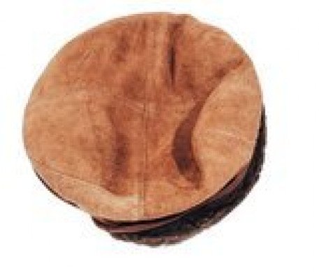 Купить кепка мужская утепленная - замша/кожа. коричневого цвета в интернет-магазине Мой-размер