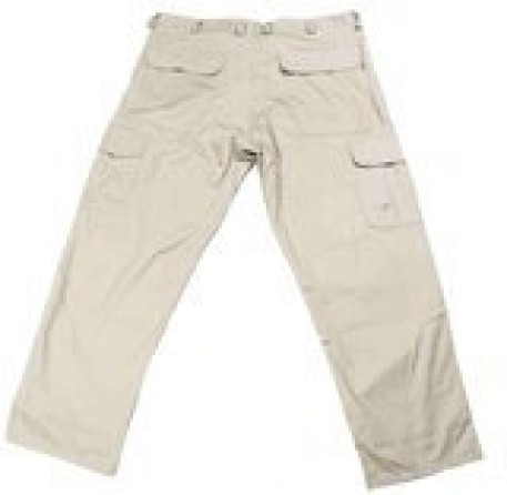 Купить брюки карго  на молнии бежевого цвета, летние из плотного хлопка бежевого цвета в интернет-магазине Мой-размер